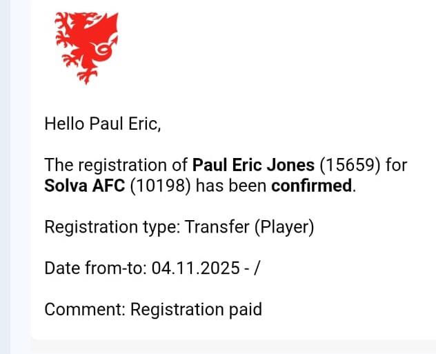 Official Registration for Solva